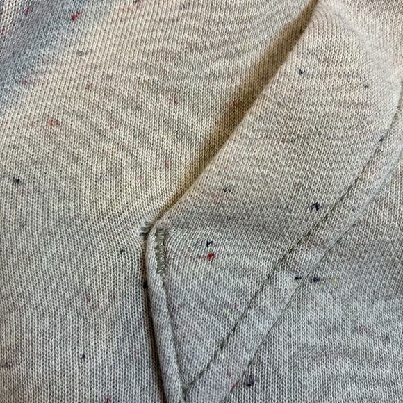 Nike Sportswear Club Fleece Speckled Beige Pullover Men’s Size Small FQ6166 - Picture 3 of 6